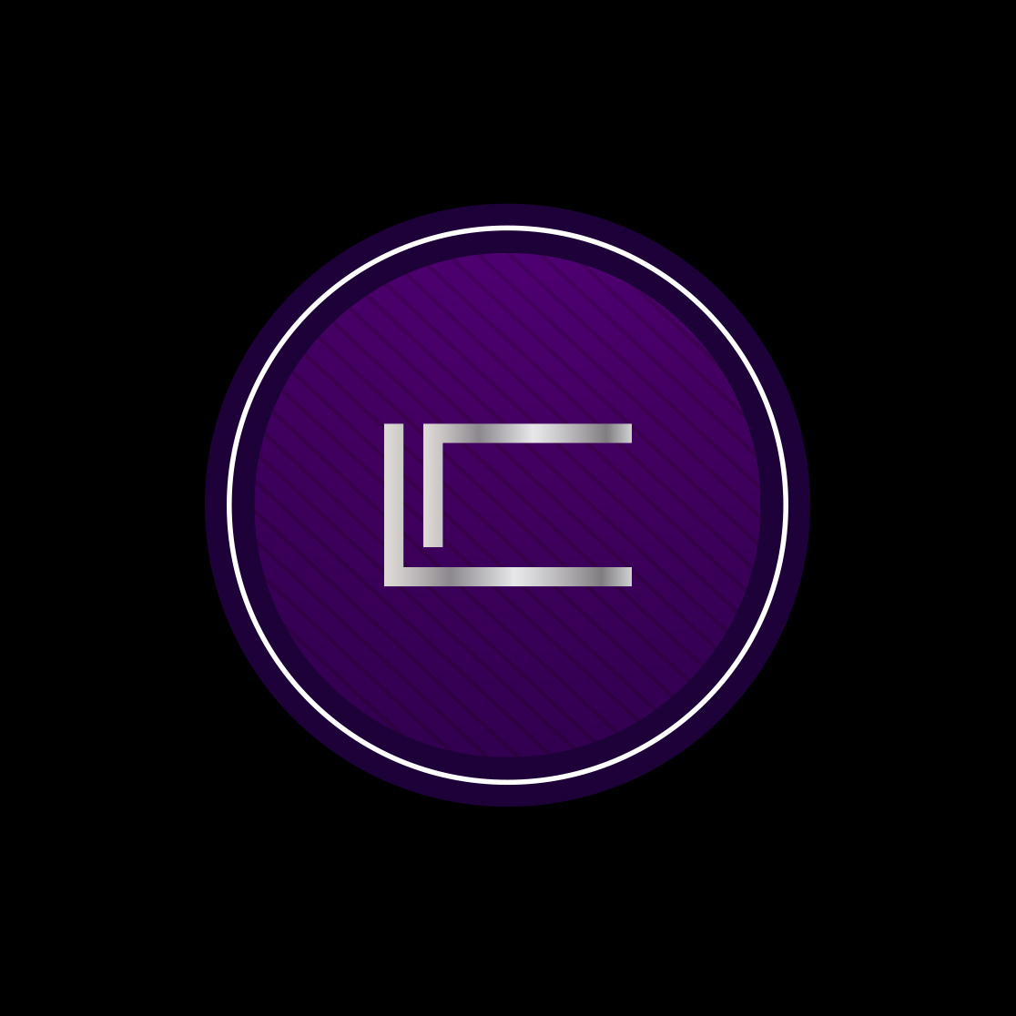 logo luxe violet